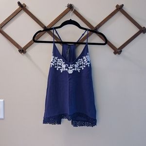 Embroidered Tank Top